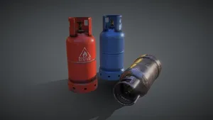 Gas Bottles Set