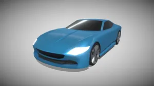 Low Poly Ferrari Roma