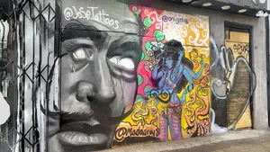 iPhone lidar LA street art scan