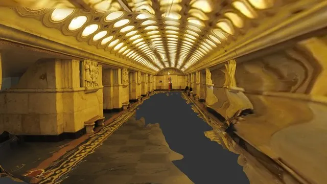 1944 Moscow metro station Elektrozavodskaya