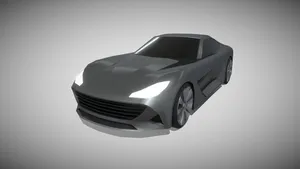 Low Poly Ferrari BR20