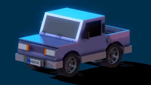 low poly pickup -blockbench (all formats)