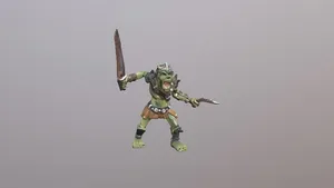 Goblin With Sword And Dagger