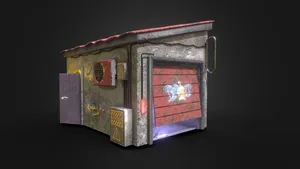 Old Garage | Game Ready | Realistic