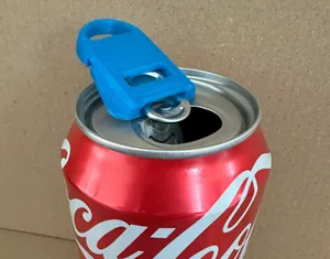 Soda can opener - with option to use as lid