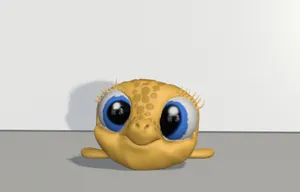 Cute turtle articulated