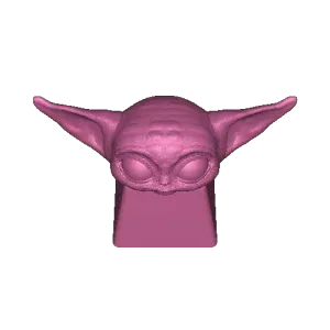 Baby yoda key cap