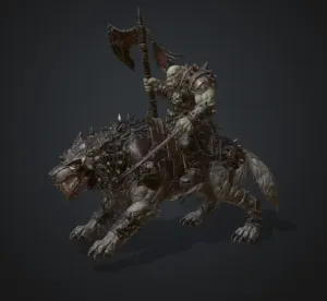 FREE Ork wolf rider executioner
