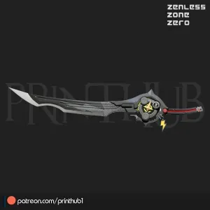 Zenless Zone Zero Soldier 0 Anby Blades ZZZ Cosplay Prop STL