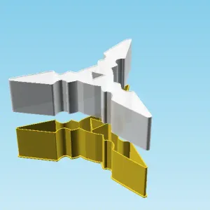 Shuriken 0063, nestable box (v2)