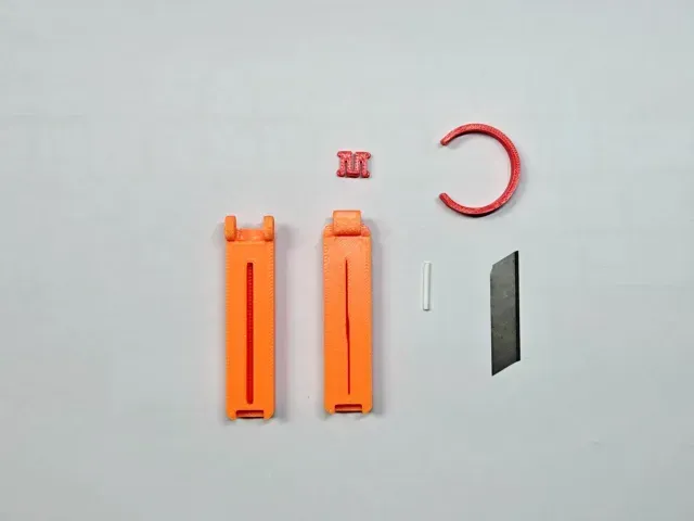 3D Printing Filament Safety Scissors - Craft Knife Blade — 3D-модель ...