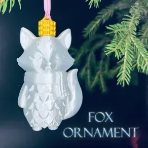 Christmas Tree Fox Ornament - Collection 2025