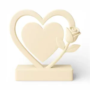 Cuore con Base - Soprammobile Design