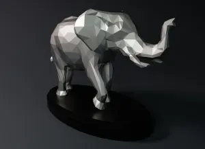 Elephant in Low Poly