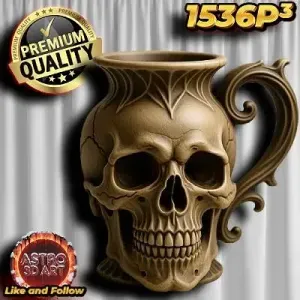 Skull Vase ❤️