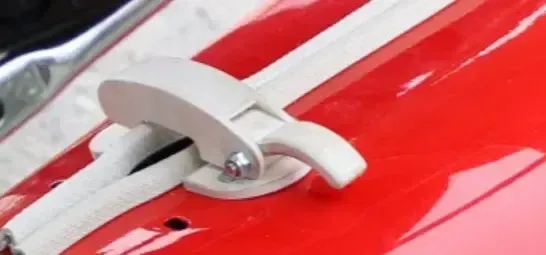 NSU Prima Engine Cover Lock Mechanism (4-Part Replica) — Image 4 of 8