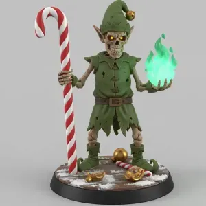 Santa´s Goblin Skull 3d miniature dnd 40k wargame