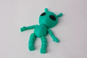 Flexi Alien Figurine - Articulated Sci-Fi Collectible