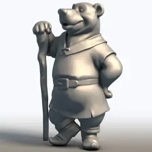Little John Sculpture – Robin Hood’s Loyal Companion