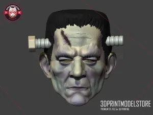 Frankenstein Mask - Halloween Cosplay Costume - Monster Head
