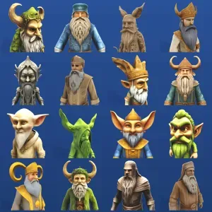 Ancient Dwarf Legends: Premium Fantasy Character Collection