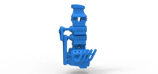 Engine V8 with double supercharger Version 8 Scale 1:25 — Фото 2 из 9