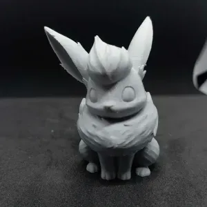 Flareon Figure Pokemon Fanart Creature Toy Kids