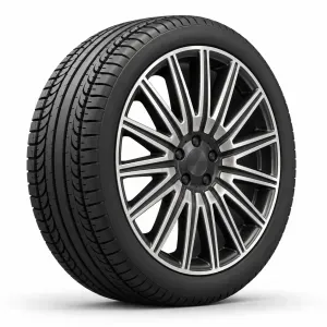Mercedes-AMG Style Multi-Spoke Wheel and Tire
