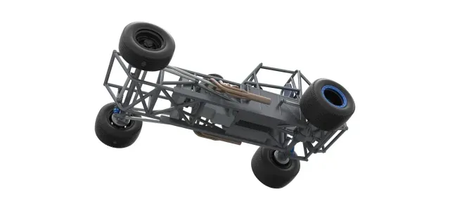 Vintage Dirt Modified stock car Base Version 5 Scale 1:25 — Фото 3 из 9