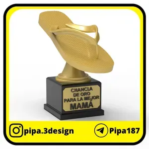 MOTHER'S DAY TROPHY - SLIPPERS