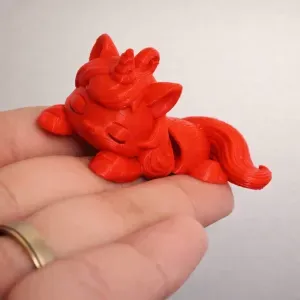 flexy unicorn keychain