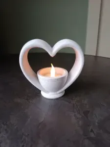 Heart Glow Candle Holder– Romantic Tea Light Decor