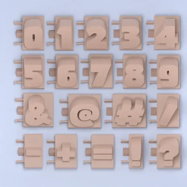 3D name from letters - Comic Font — Фото 4 из 9
