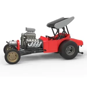 Vintage Winged Front engine dragster Scale 1:25