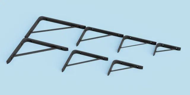 L-Shaped Shelf Brackets – Multiple Sizes — Фото 3 из 9