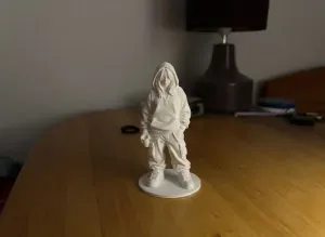 Billie Eilish in Hoodie – Stylized Figurine