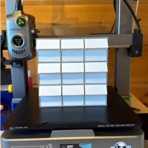 9-compartment workshop organizer