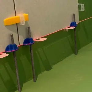 Tile support, adjustment, tile level with base protector