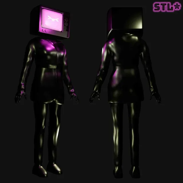 TV WOMAN FROM SKIBIDI TOILET | 3D FAN ART — Фото 3 из 5