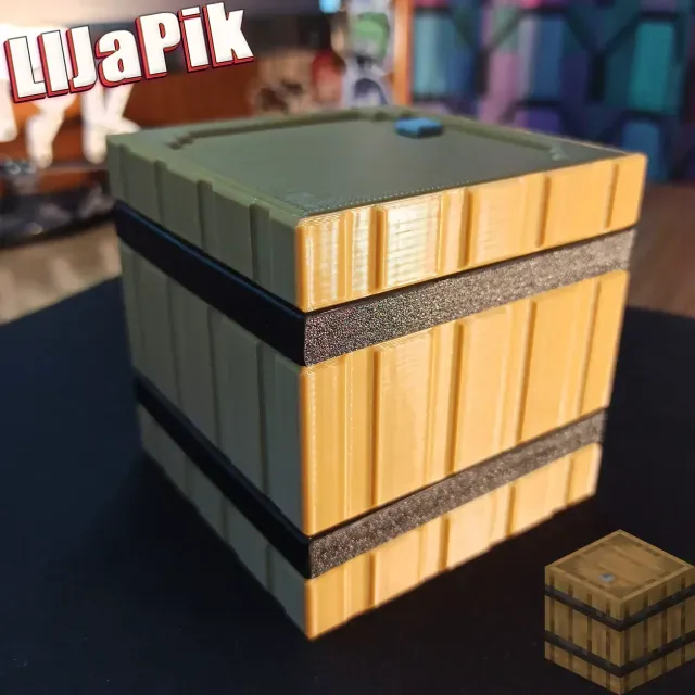 Minecraft Barrel / Minecraft Barrel / Chest / Piggy Bank Box — Фото 5 из 9