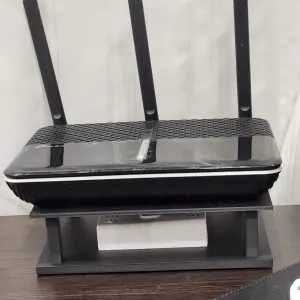 Router stand with Gpon terminal place