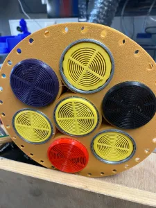 Cilica spool container holder for dryer