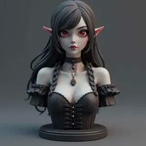 Manga bust series : Halloween Gothic Vampire Princess
