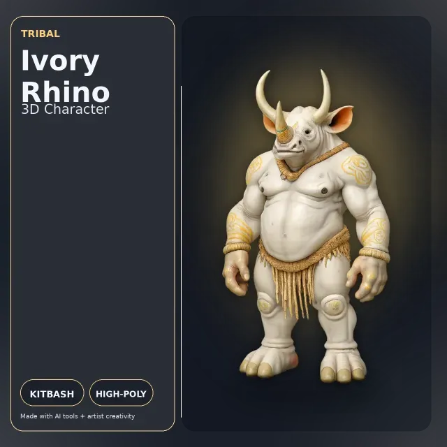 Creature Kitbash Collection – High-Poly Fantasy & Sci-Fi — Image 9 of 9