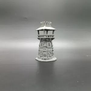 Medieval Watchtower Mini Terrain - RPG Terrain DnD