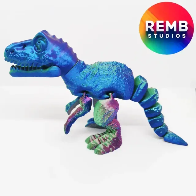 Flexi T-Rex Dinosaur | Articulated Trex NO support — Image 7 of 9