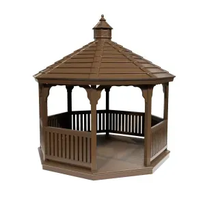 Wooden pavilion kiosk