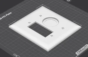 S200D/S200B + S505/S515D Wall Plate [for Dual Gang Boxes]