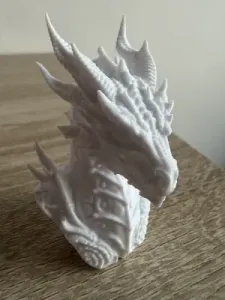 Dragon head bust