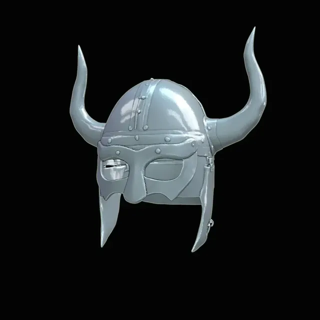 Horned Helm Wearable Helmet STL – Viking 3D Printable Model